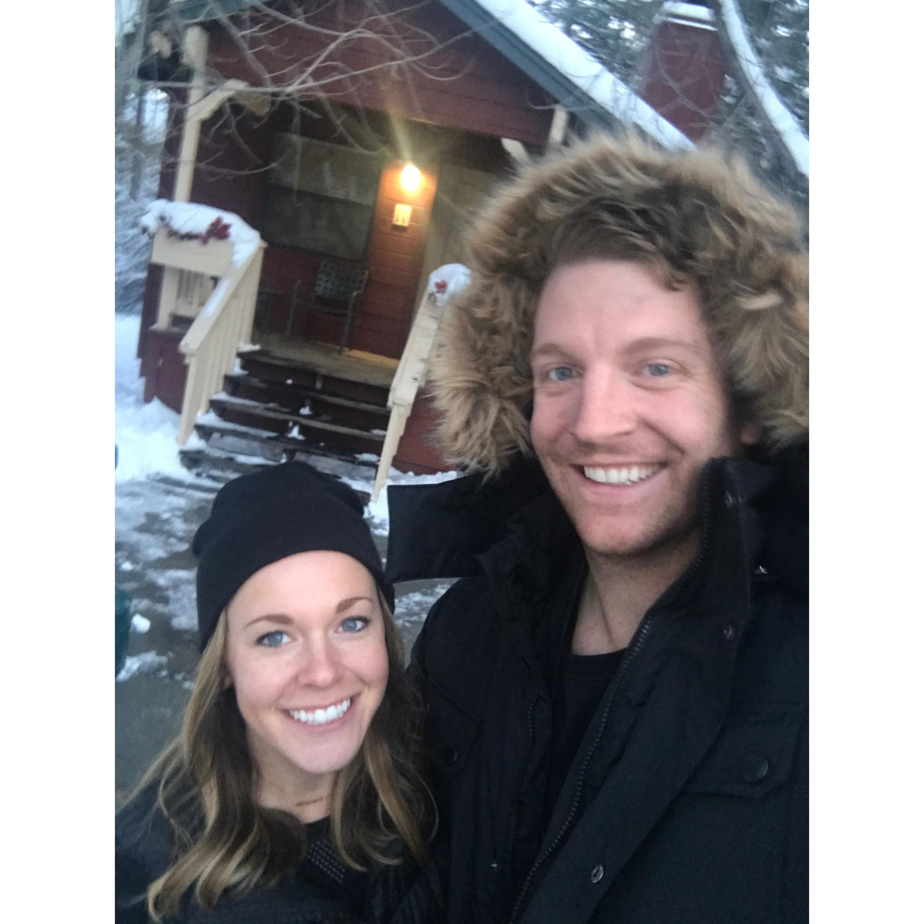 Post-Christmas Big Bear trip together in 2016