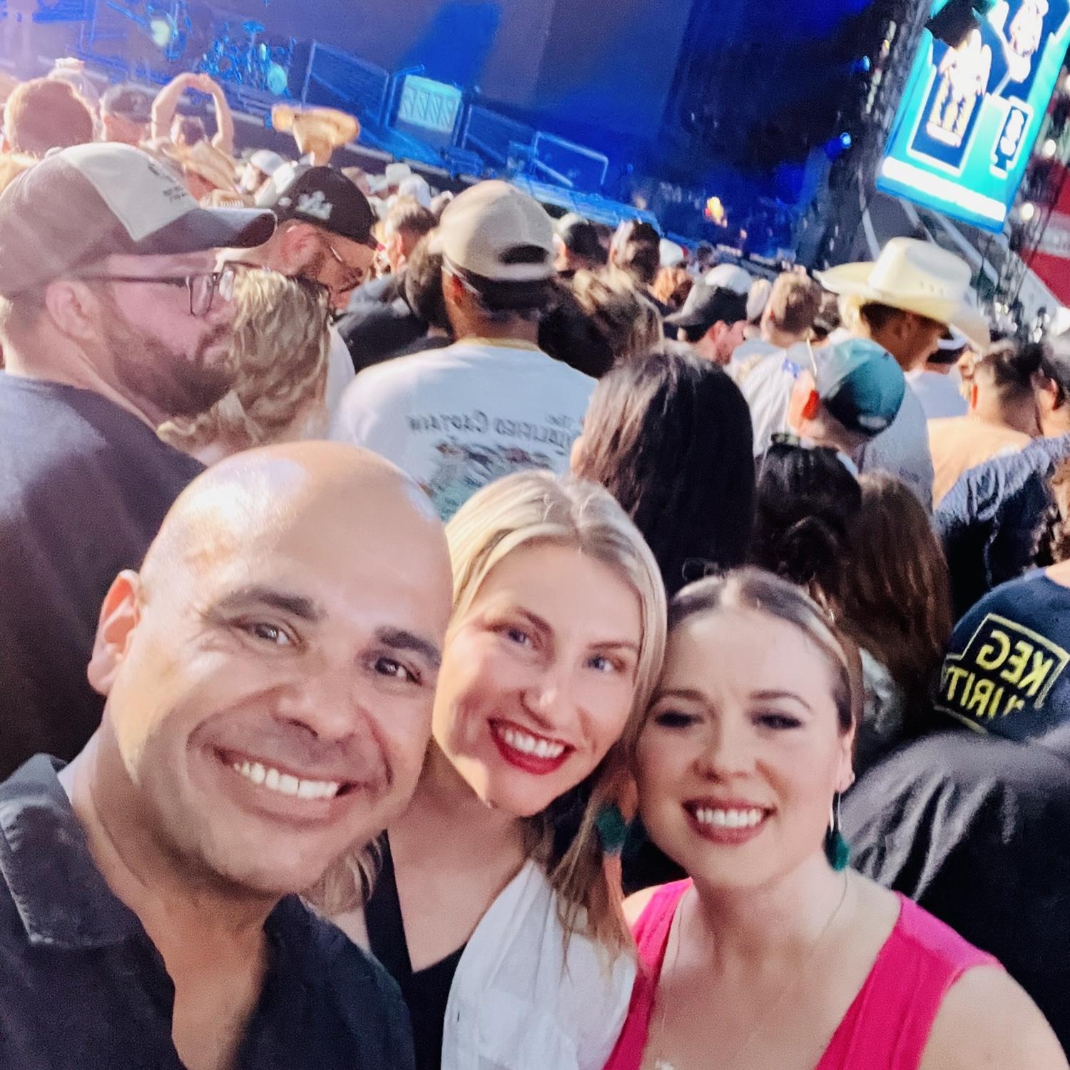 Luke Combs concert with Lana’s bff Jessica