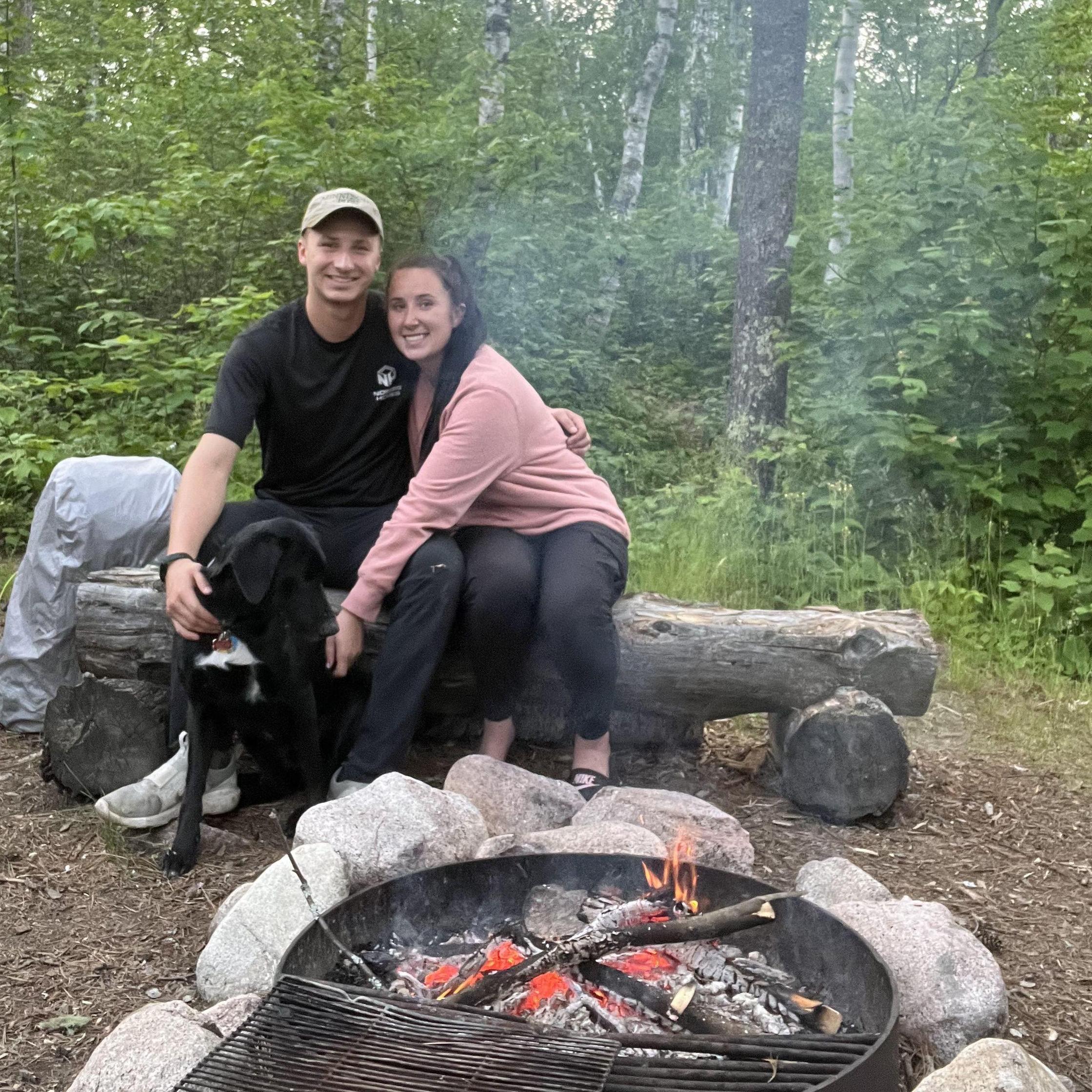 Camping at Bear Head Lake state park