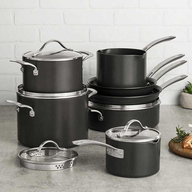 Kirkland Signature 12-piece Hard Anodized Cookware Set