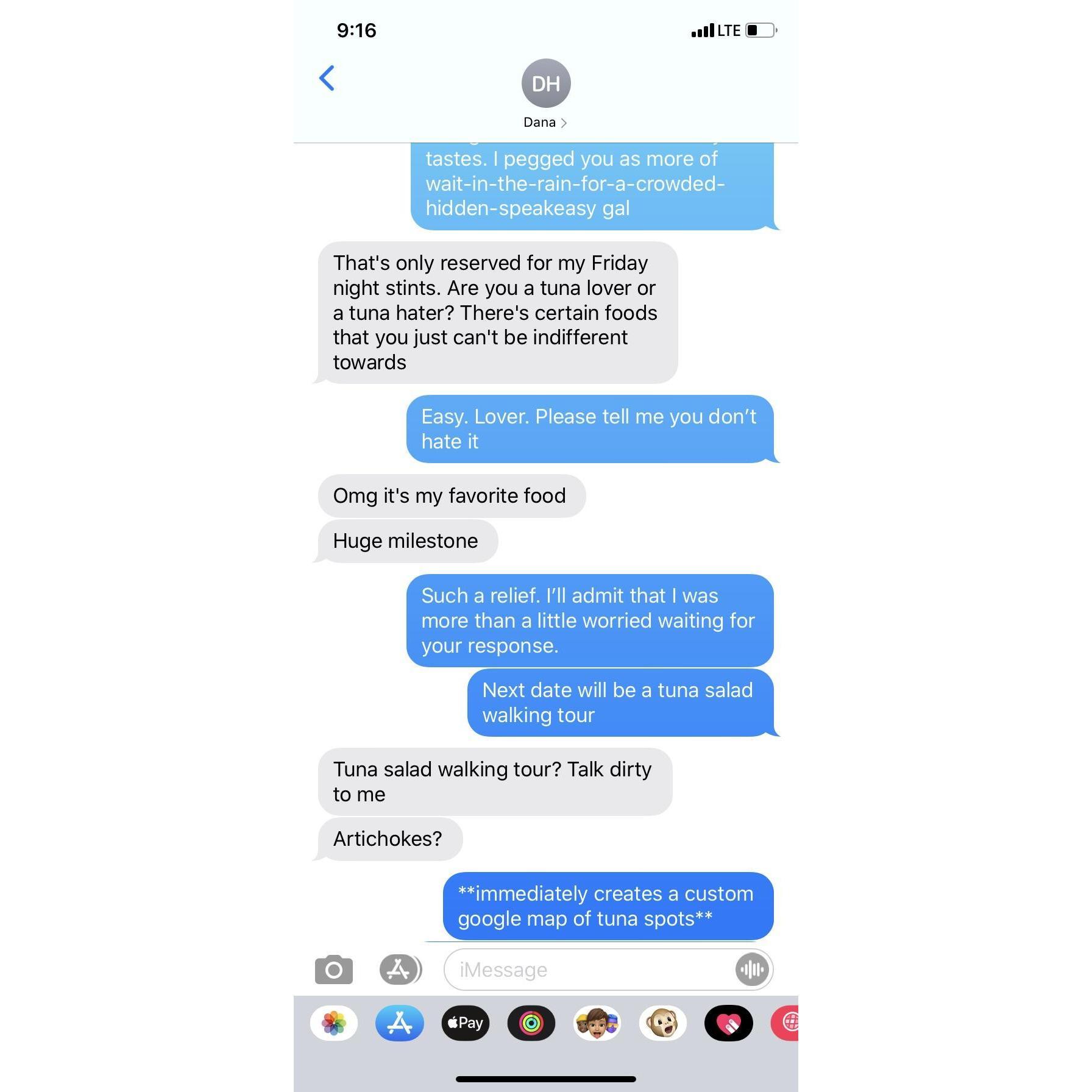 January 2018 - Present: Love at second sight; Dana and Josh solidify their newfound relationship with romantic tuna banter. The rest is history.