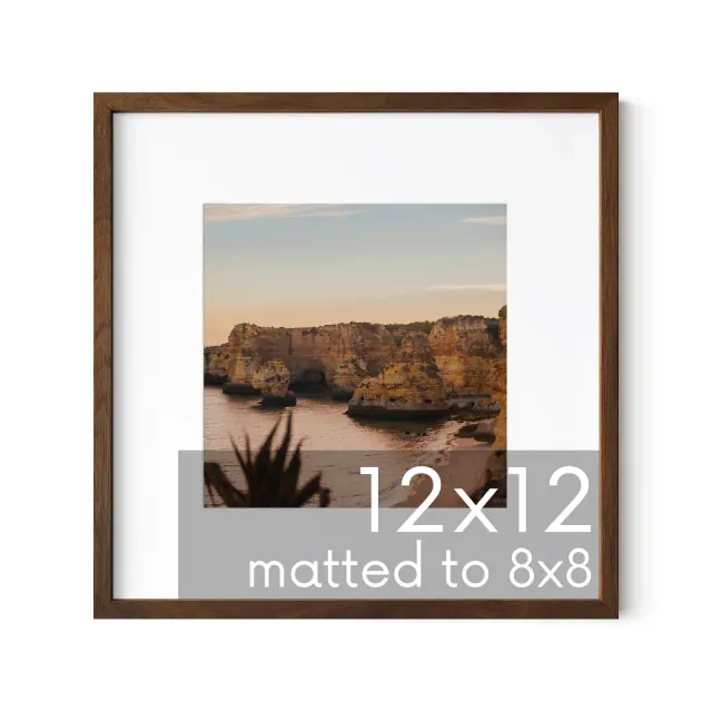 Haus and Hues Oak Picture Frame, Walnut, 12x12