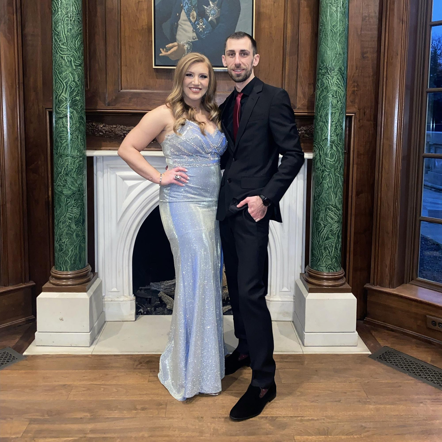 2 years together at Patrick & Rachel’s wedding🩵