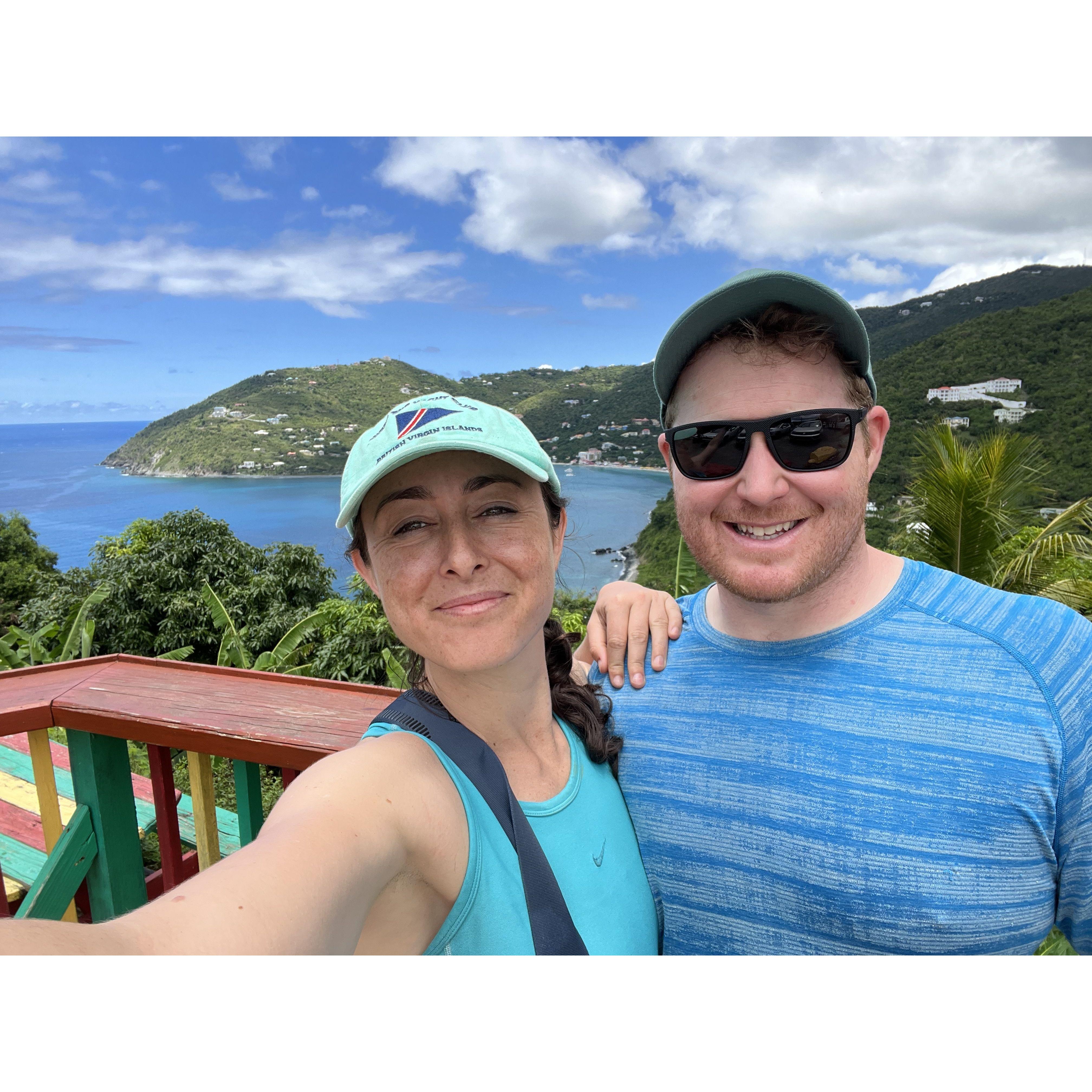 Look out point over Can Garden Bay