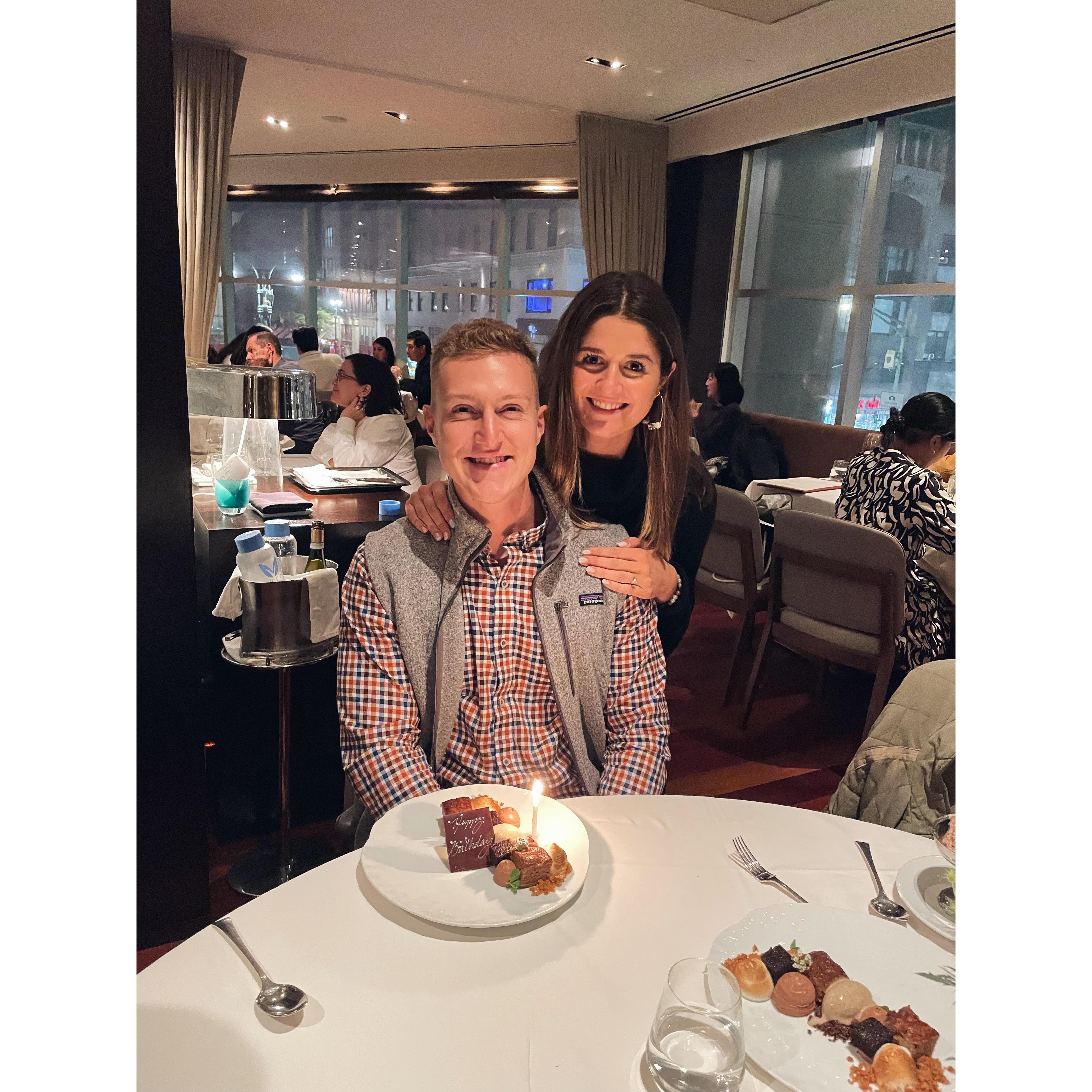 Ben's 26th birthday in NYC