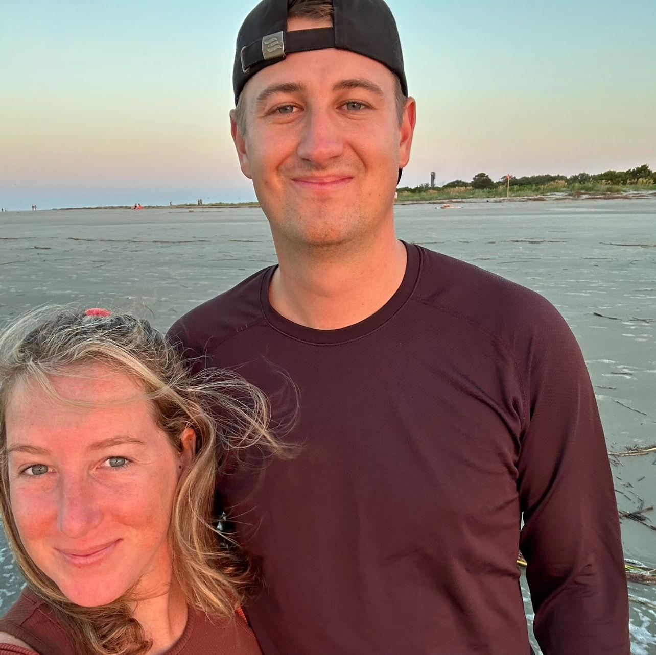 First beach trip in Charleston