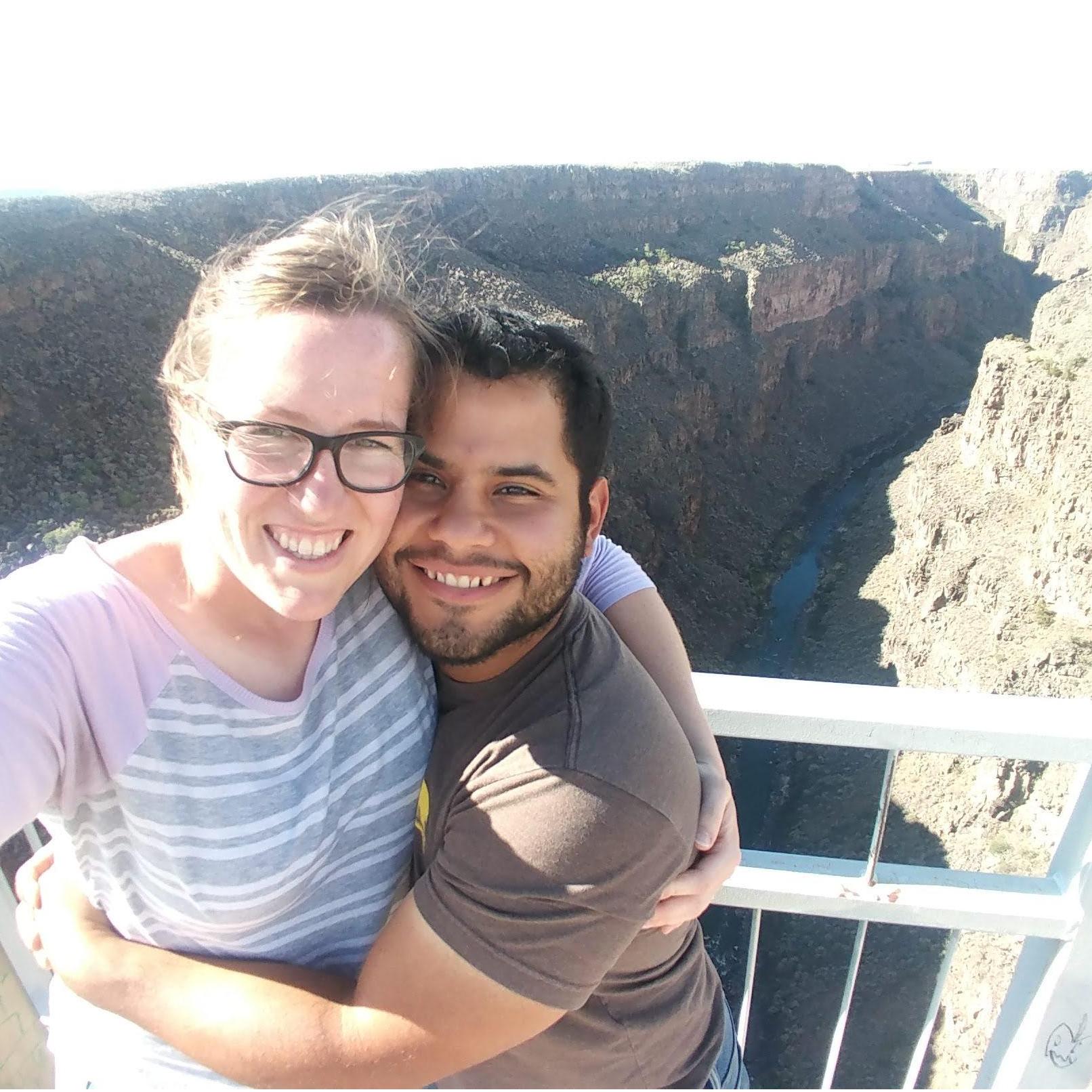 Taos River Gorge Bridge during Ely's summer at Philmont