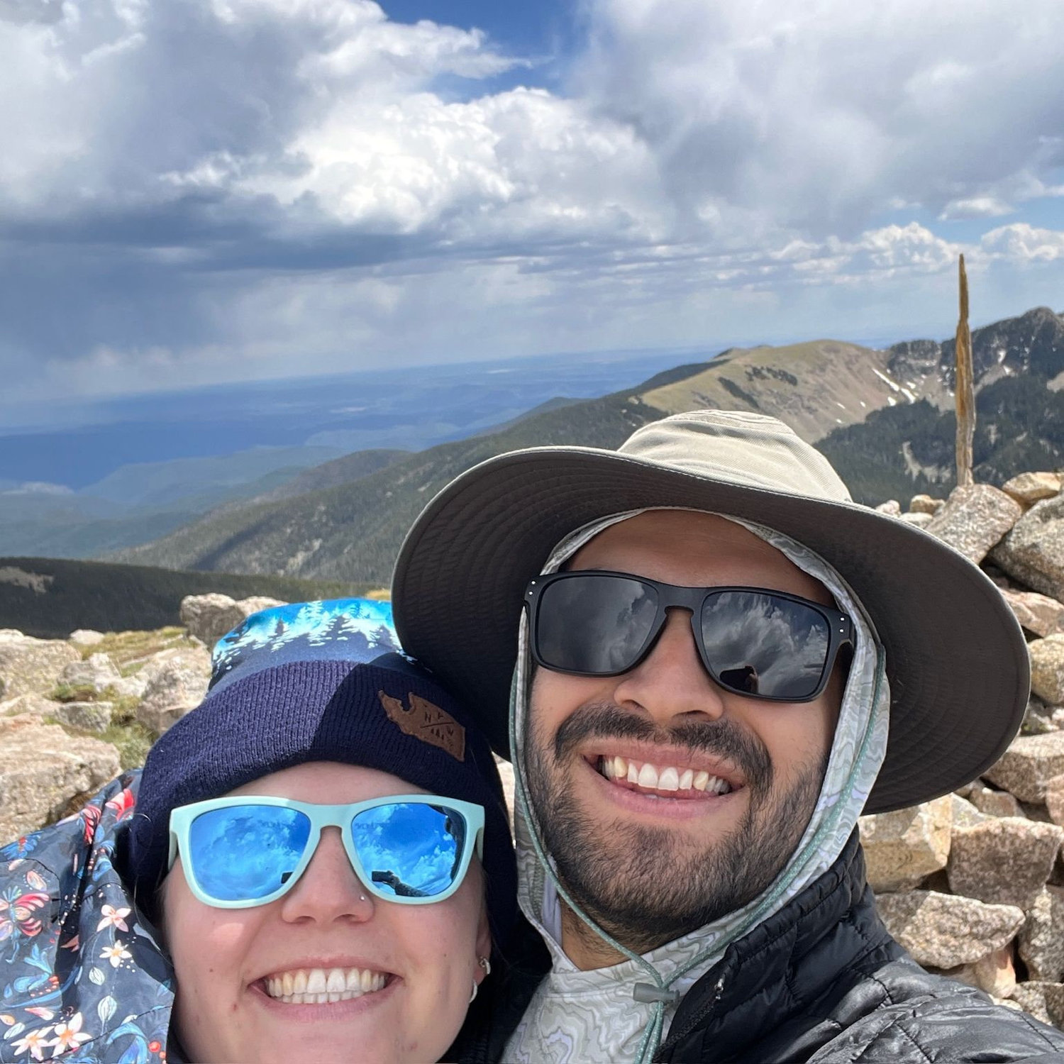 First backpacking trip together in Los Pecos, New Mexico!