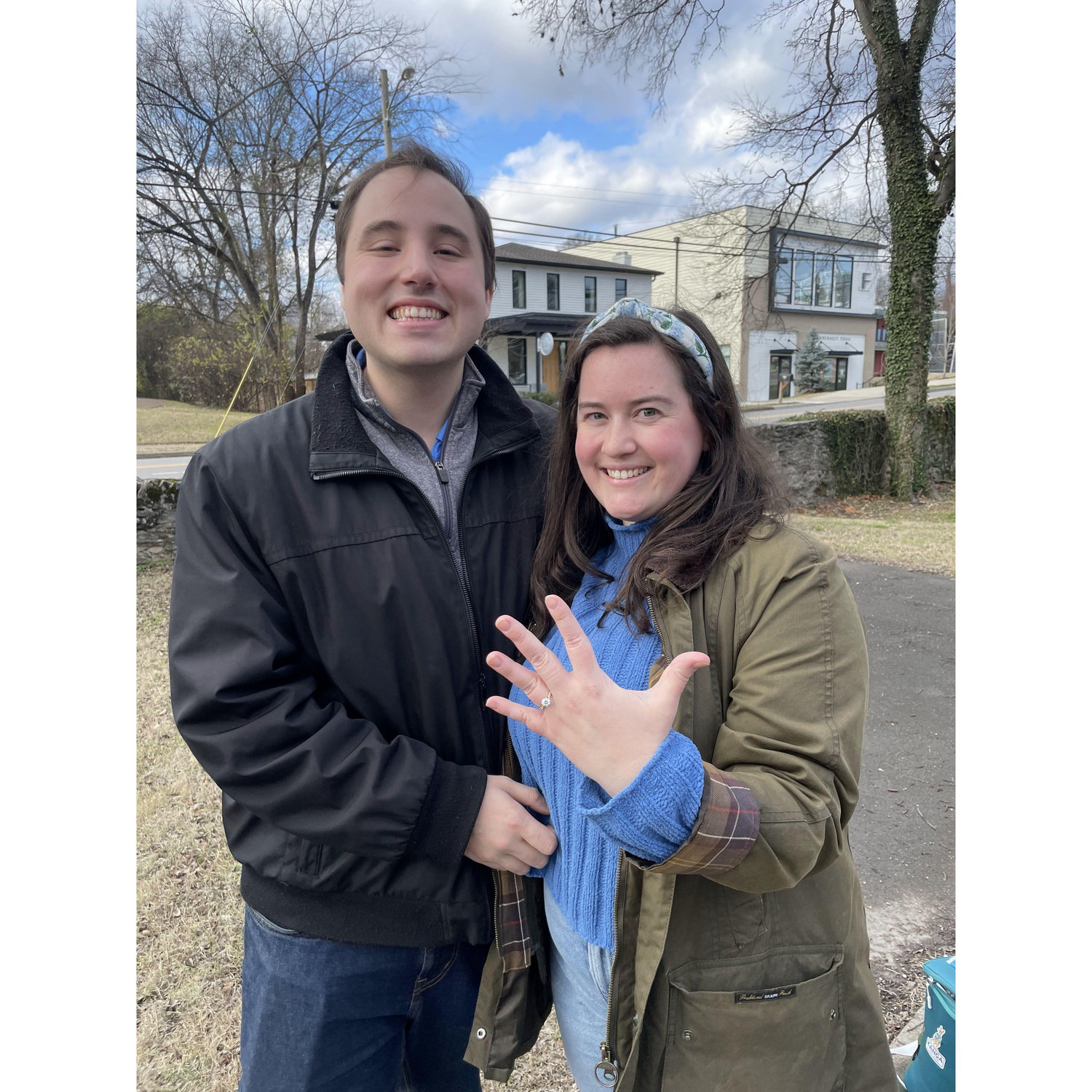 The day we got engaged!