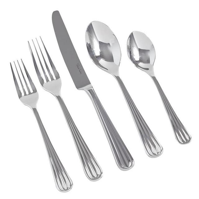 Palm Fluted Flatware, Set of 20