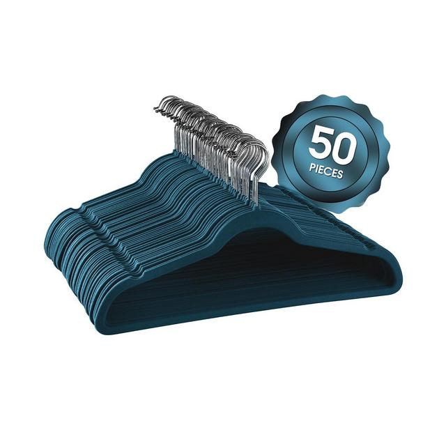 Megagoods 50-Pc. Velvet Hanger Set