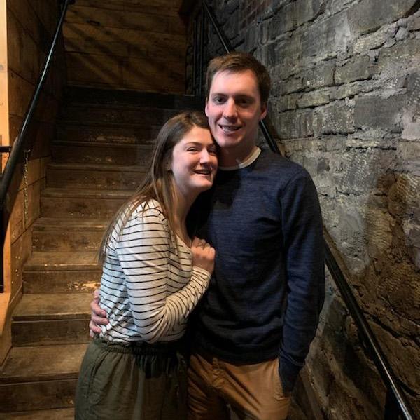 Our first Valentine's Day together! We both said "I love you!" on this night as well!