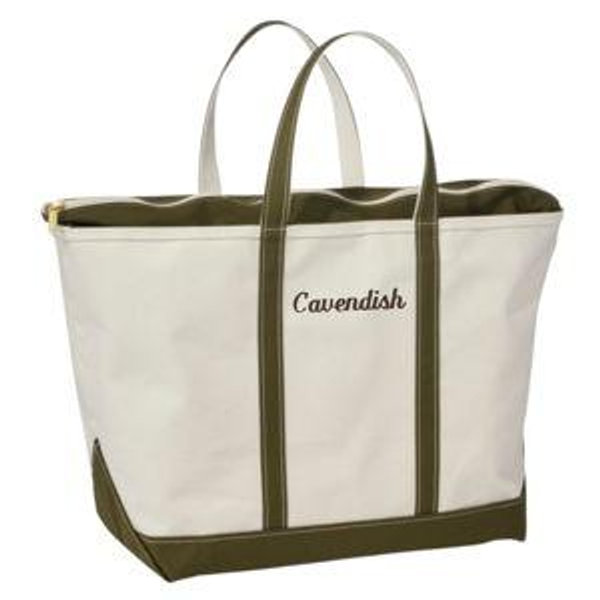 Lands' End Extra Large Canvas Tote Bag