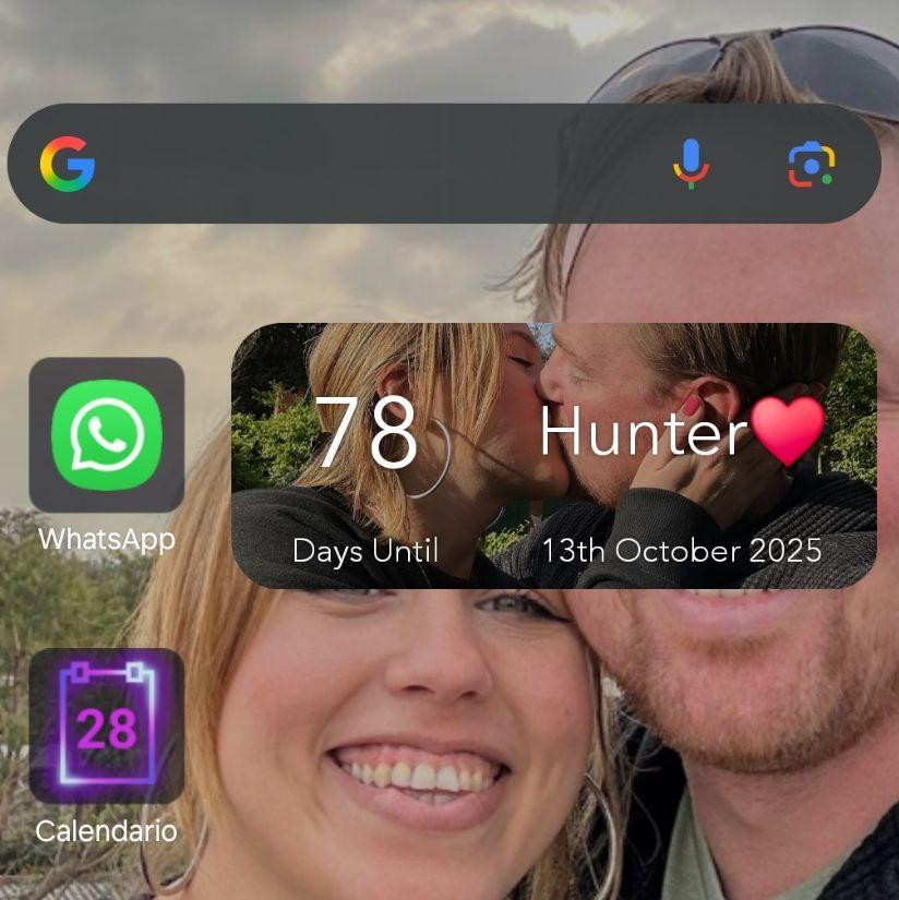 And we always count down the days to see each other again...