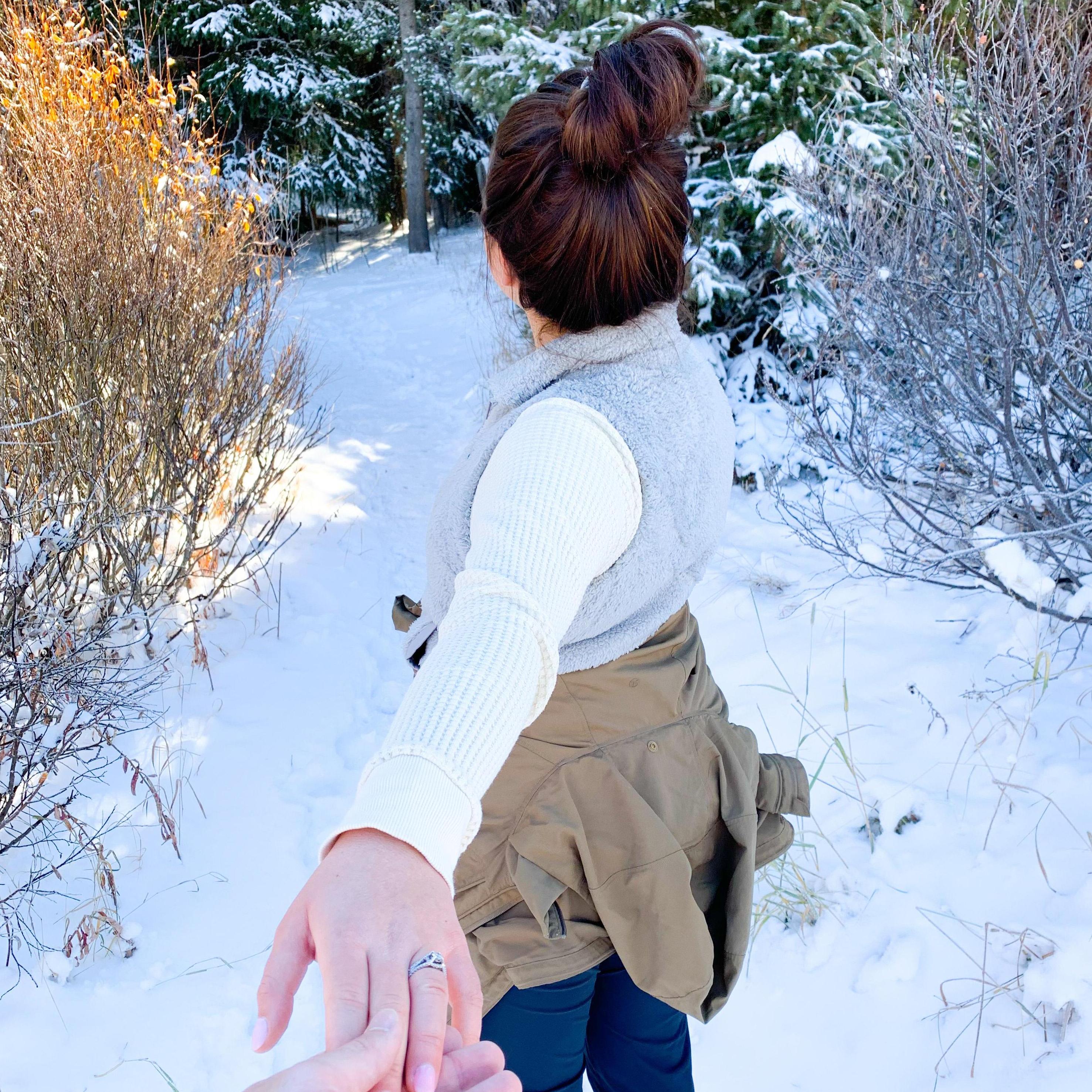 Honeymoon hiking in Breckenridge, Colorado