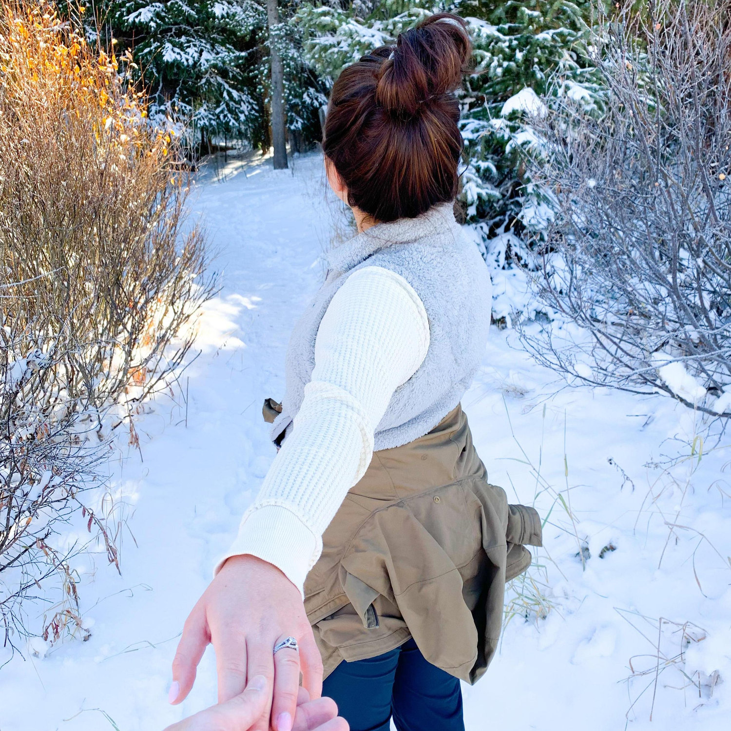 Honeymoon hiking in Breckenridge, Colorado