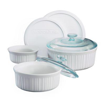 Corningware®French White 7-piece Casserole Set
