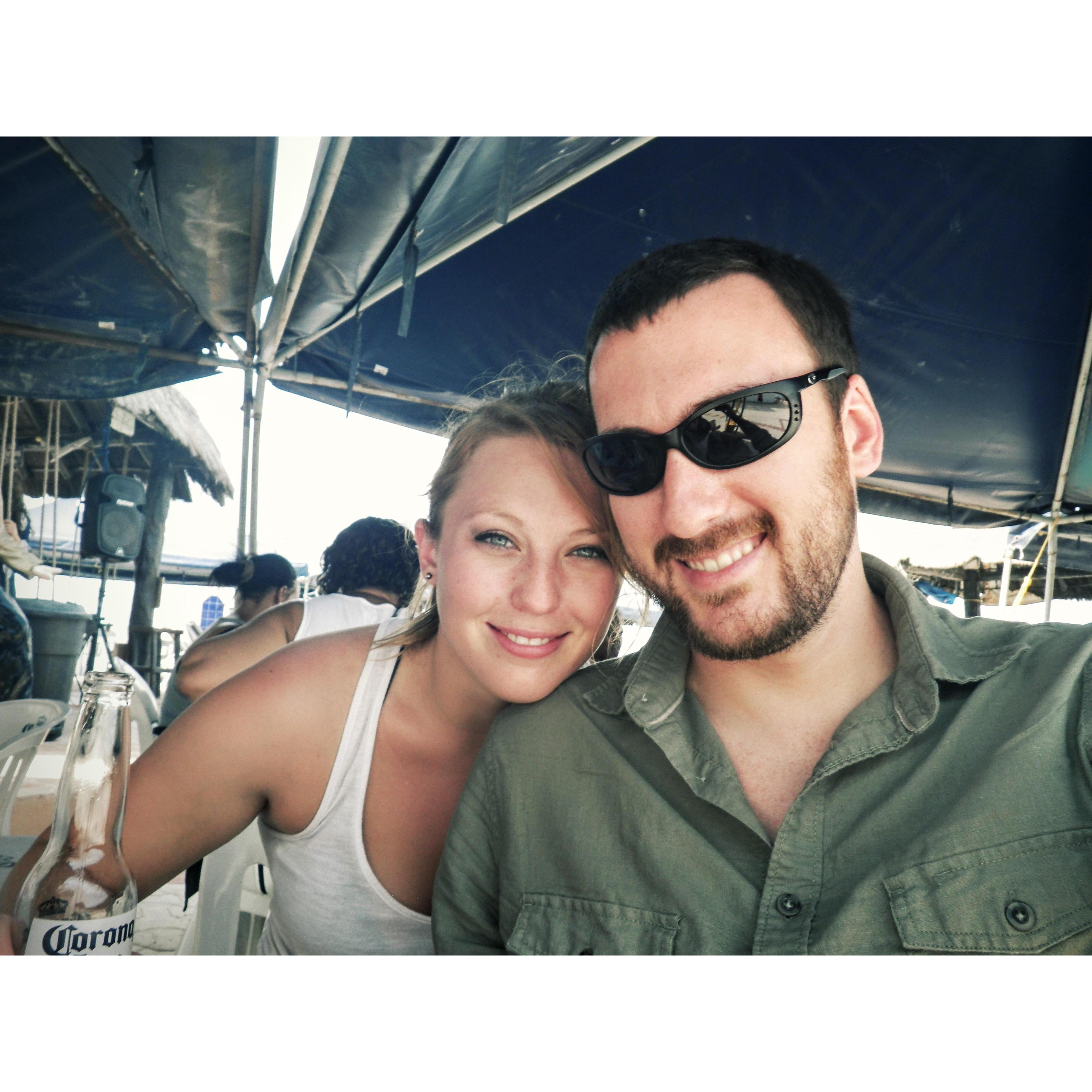 One of our first trips- Austin followed by a cruise. This was taken on a stop in Progreso.