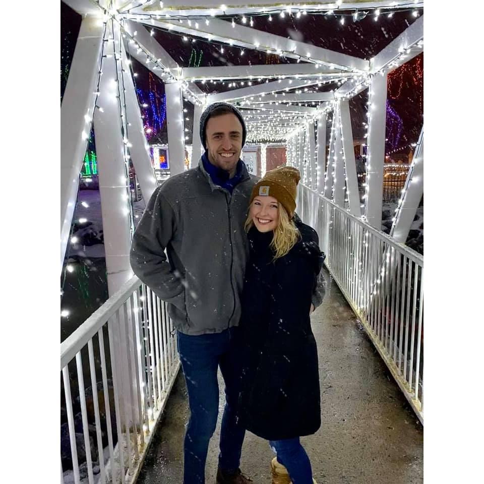 Our first Christmas, Mankato, MN- Isaac's hometown