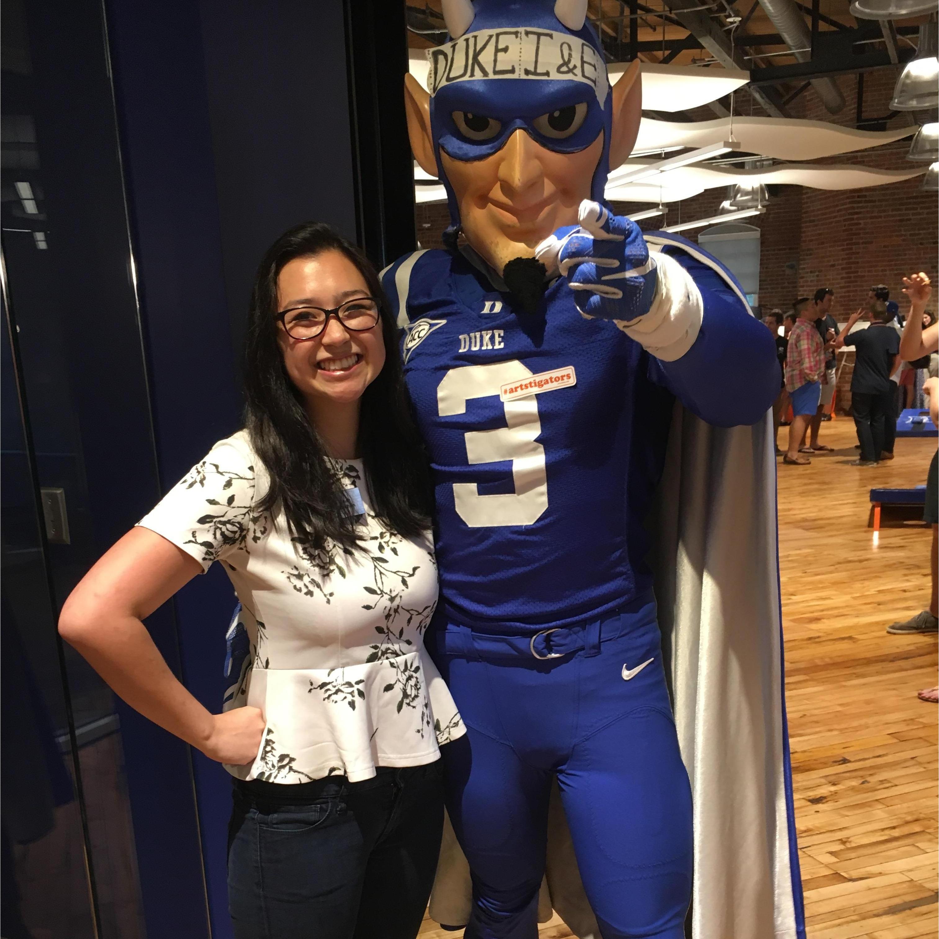 Leah at Duke Fall 2016