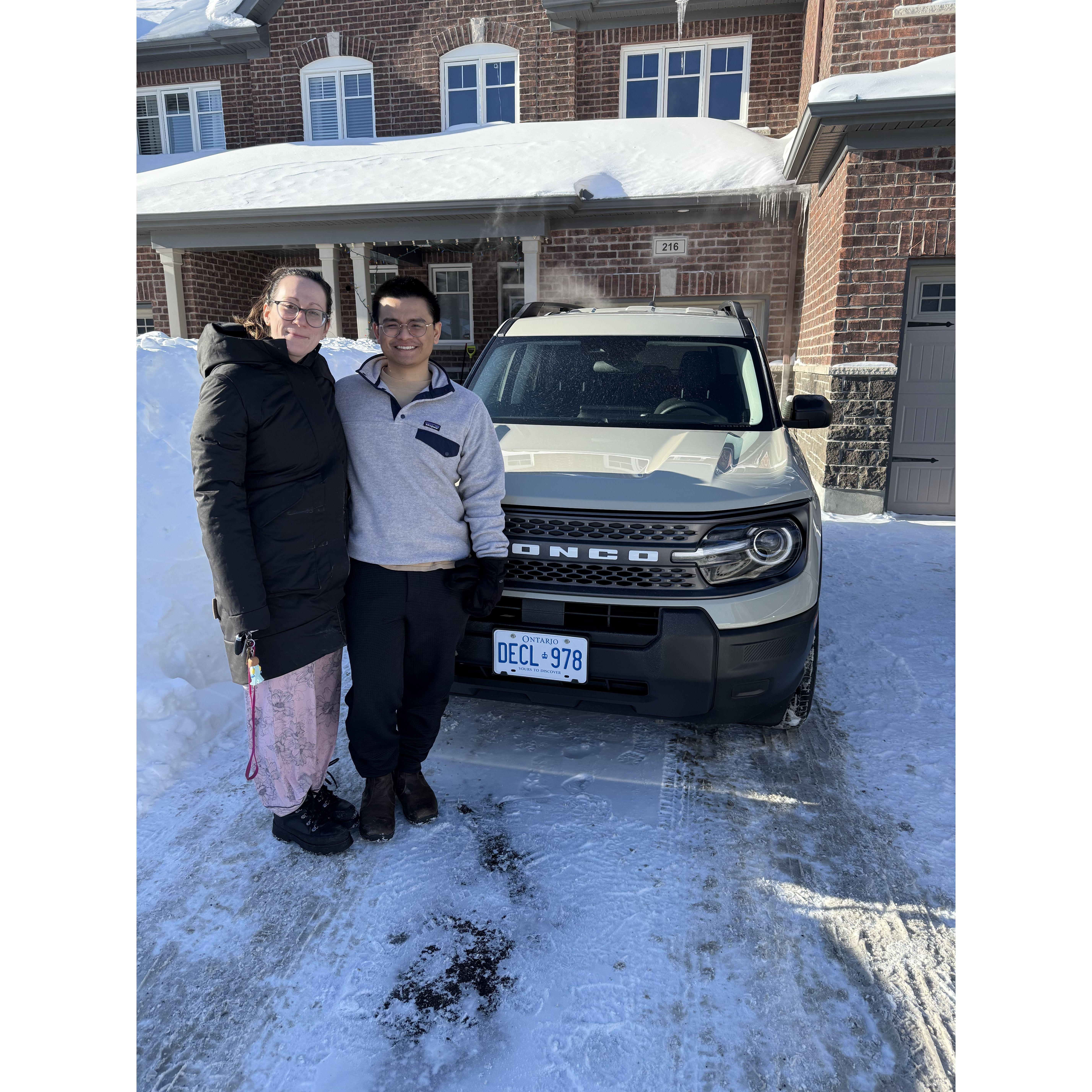 We purchased our first car!