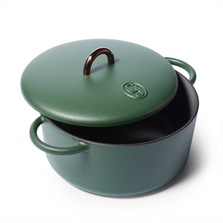Great Jones Dutch Baby Enameled Cast Iron Round Dutch Oven, 3.5 Qt