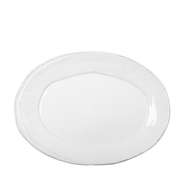 VIETRI Lastra White Small Oval Platter