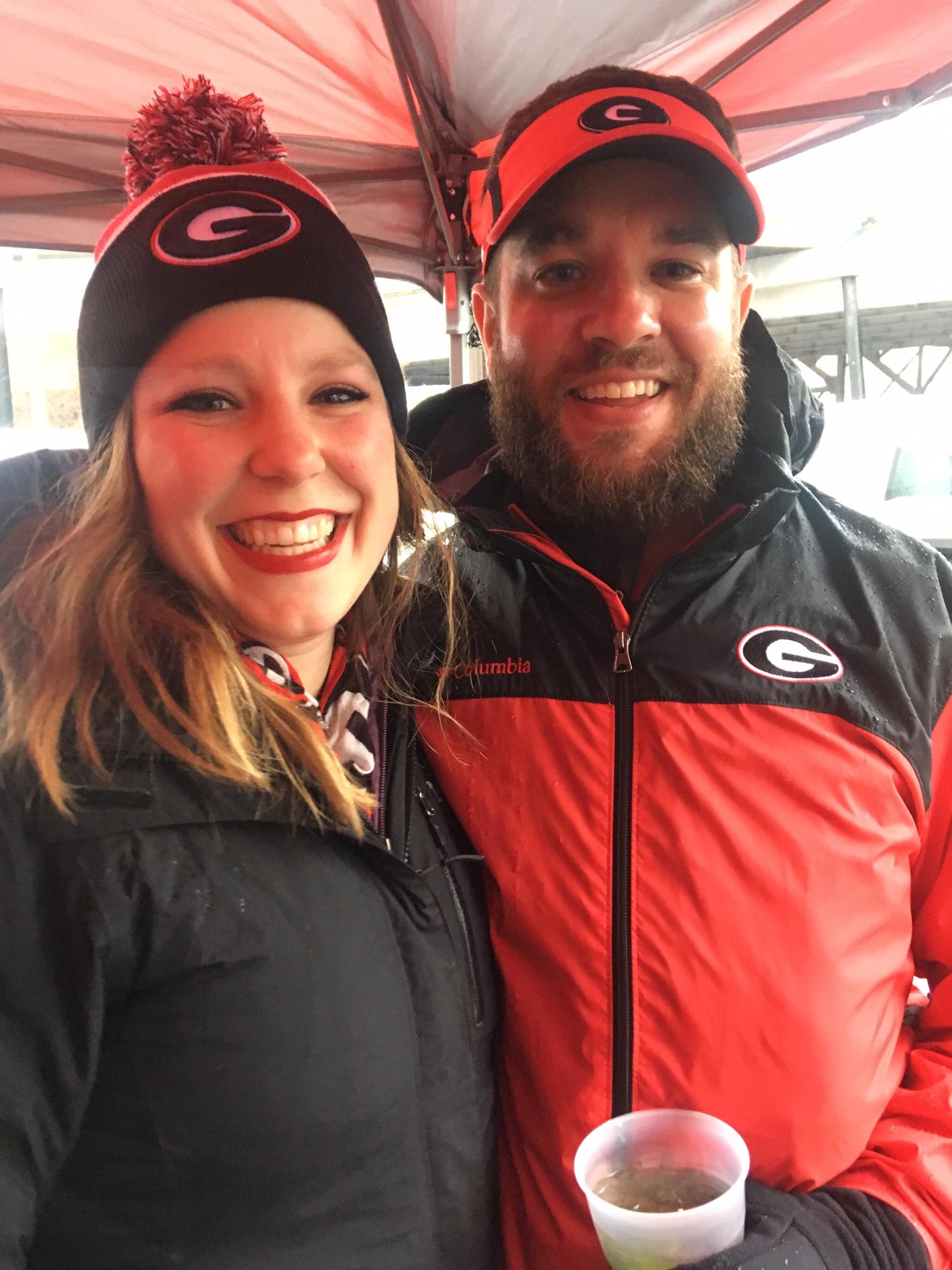 Dawg Fans in Atlanta - January, 2018
