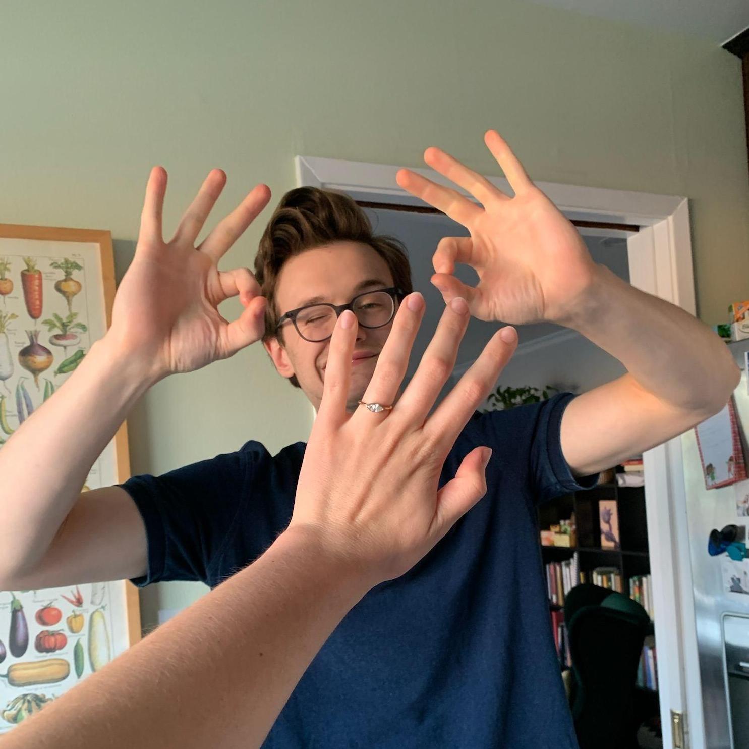 The afternoon after Skylar proposed to Sarah.