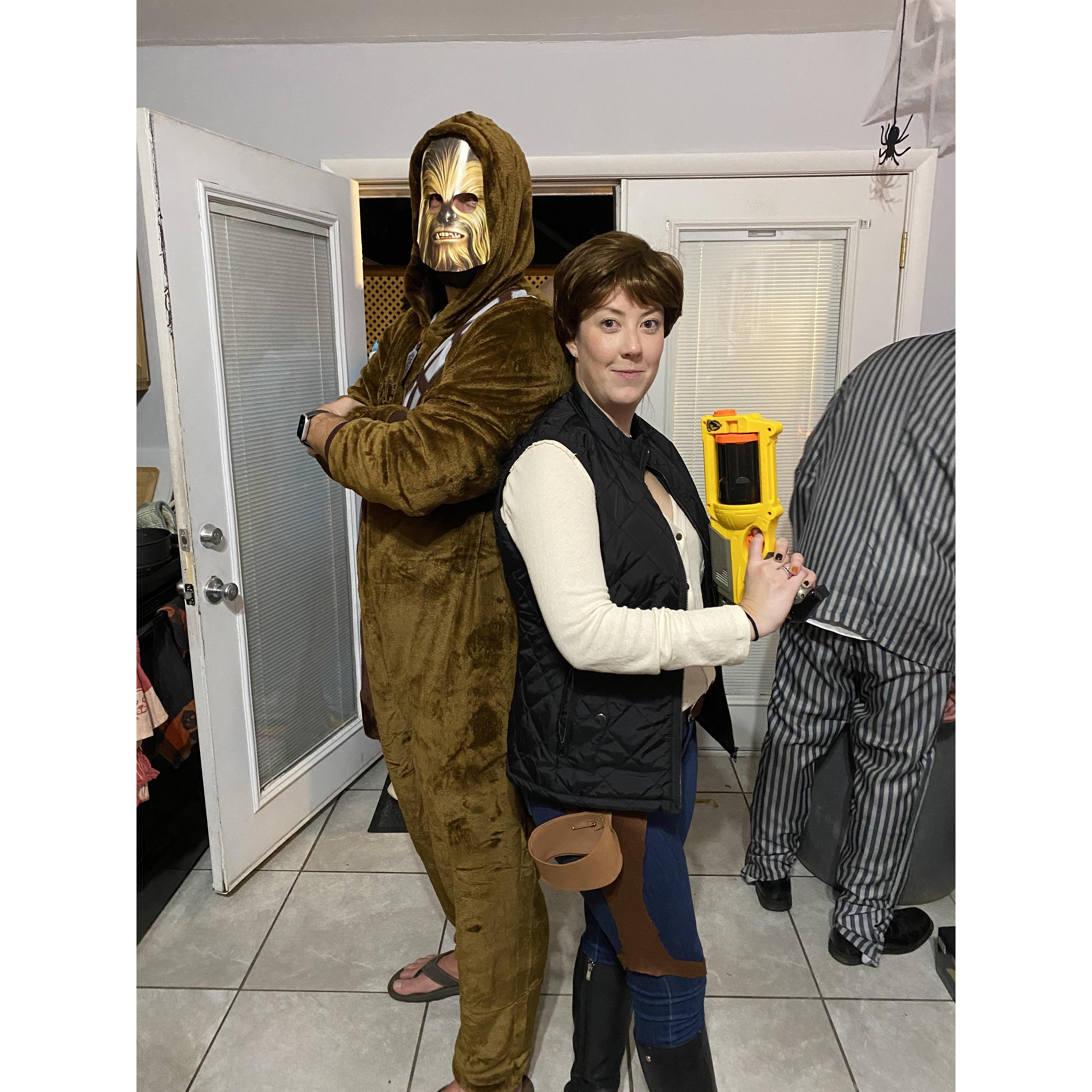 Halloween 2021: Chewbacca and Han Solo