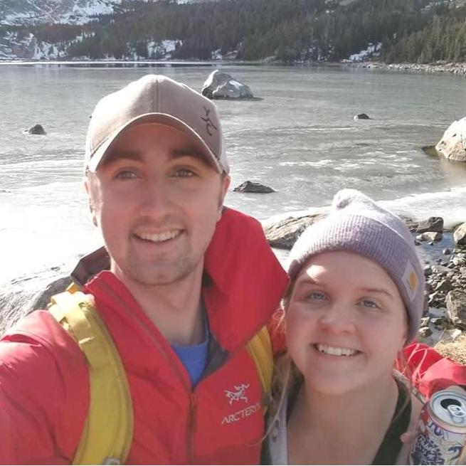 One of their oldest photos together, this photo was taken after Nichole's favorite hike to Timberline Lake outside of Red Lodge, MT.
