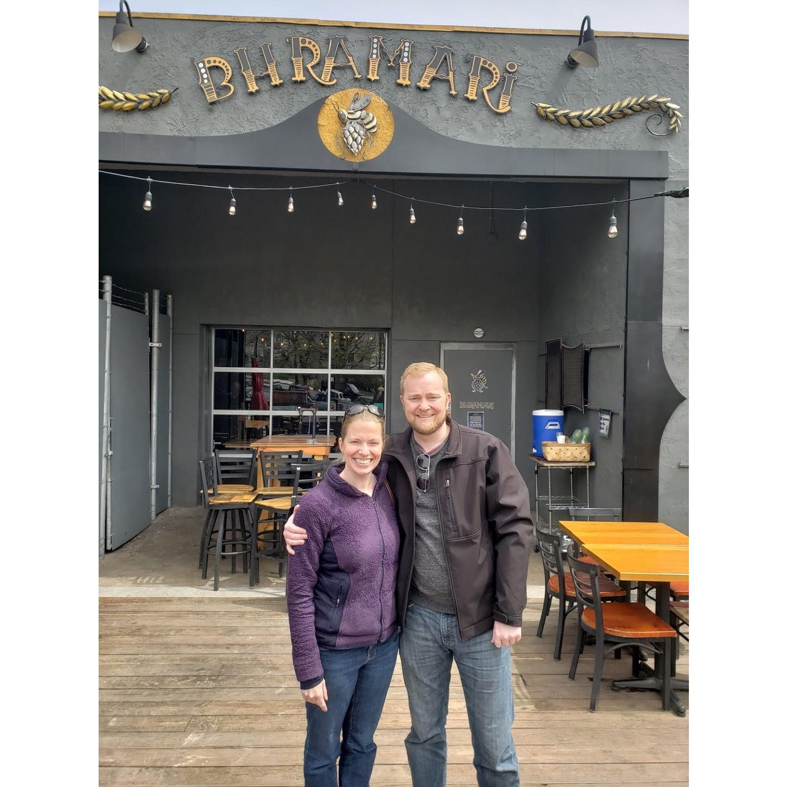 First trip together was to Asheville where we did beer tastings at several local breweries