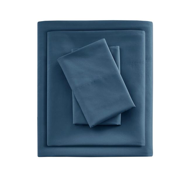 Sleep Philosophy Smart Cool Microfiber King Sheet Set, 4 Piece