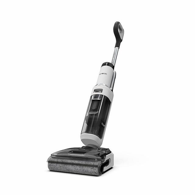 Tineco Floor ONE Stretch S6 Wet Dry Vacuum Cleaner, 180°Lay-Flat, 5.1 inch Compact Design,158℉ Flashdry Self-Cleaning in 5min, Long Runtime, Triple-Sided Edge Cleaning, Enhanced Cleaning Flexibility