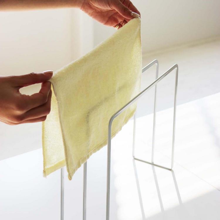 Yamazaki Home, Tosca Large Magnetic Dish Towel Hanger - Zola