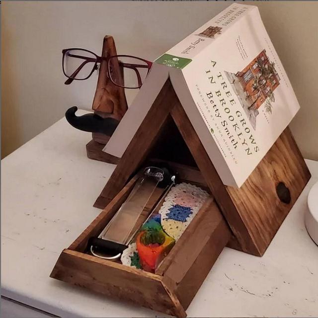 Book Holder | Page Marker | Night Stand | End Table | Coffee Table | Never Lose Your Page | Book Stand