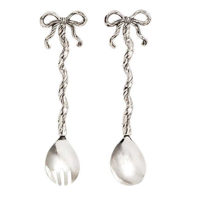 Mud Pie Metal Bow Serving Utensils