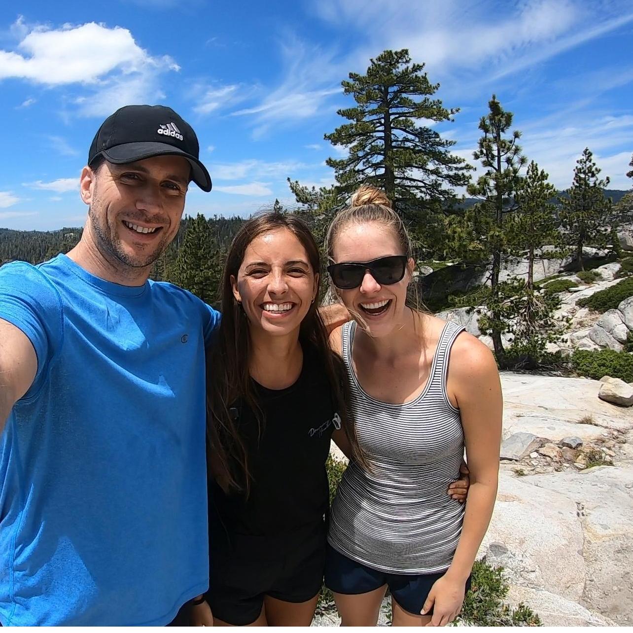 Desolation Wilderness hike with Emma the maid of honor.