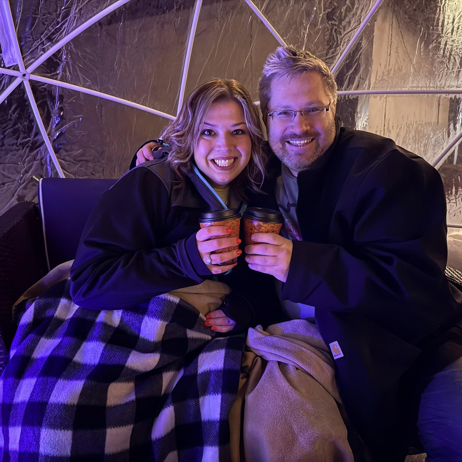 Hot Cocoa and Igloo Snuggles 🥰