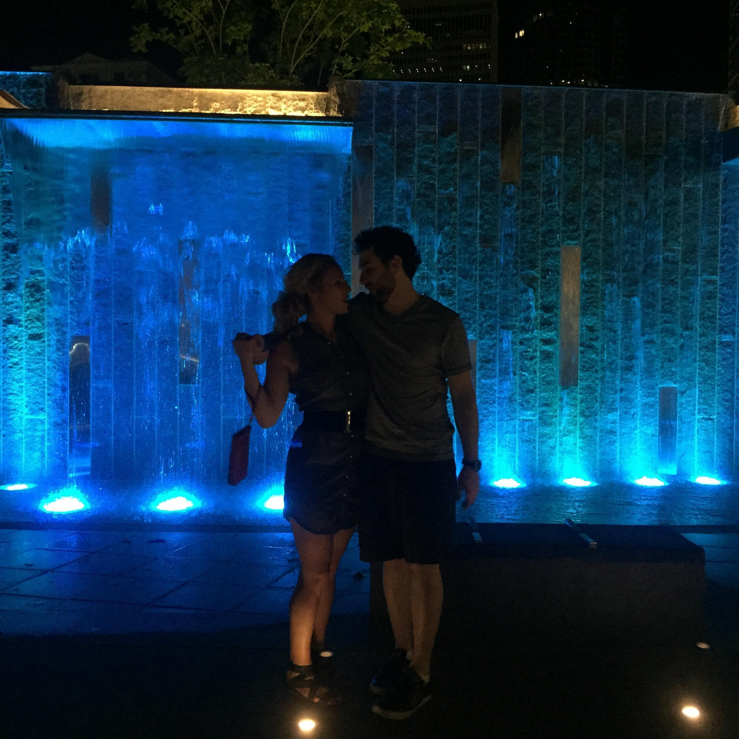 Date night at Romare Bearden Park in 2015