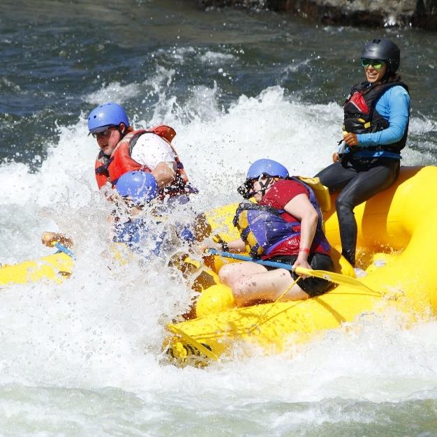 White water rafting on the American river.  2022