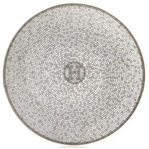 Hermès Mosaique Au 24 Platinum Bread & Butter Plate