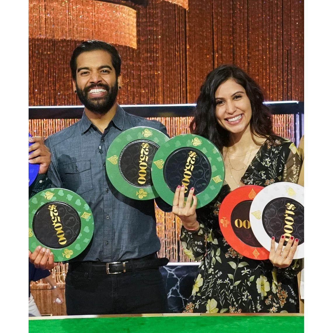 High card, low card, and a whole lot of laughs — Parth and I went all in on the game show Card Sharks!