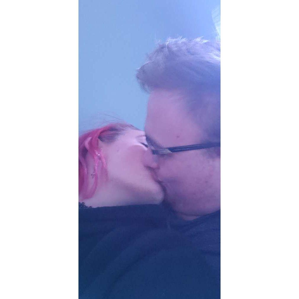 our second kiss, right after we said I love you for the first time