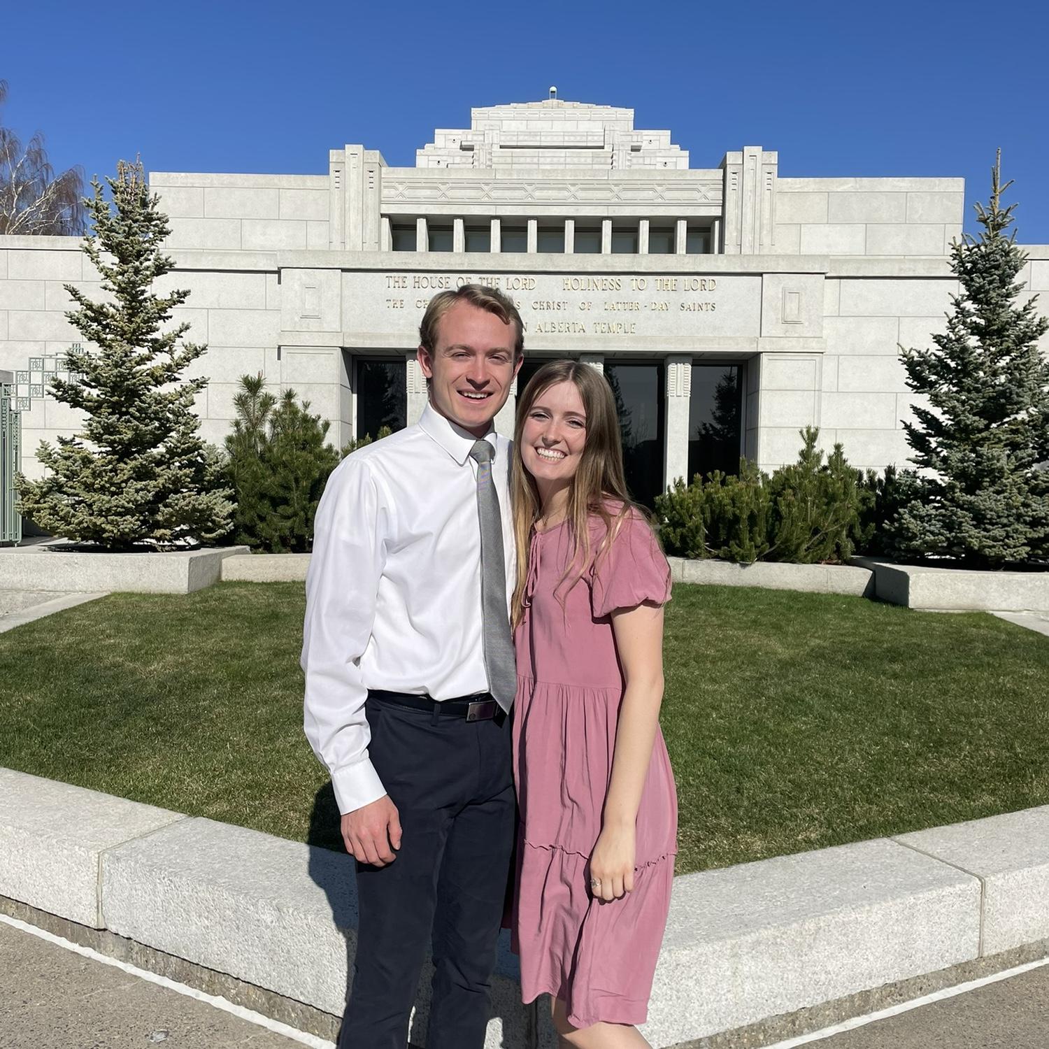 Cardston temple during a trip to Raymond (April 2025)