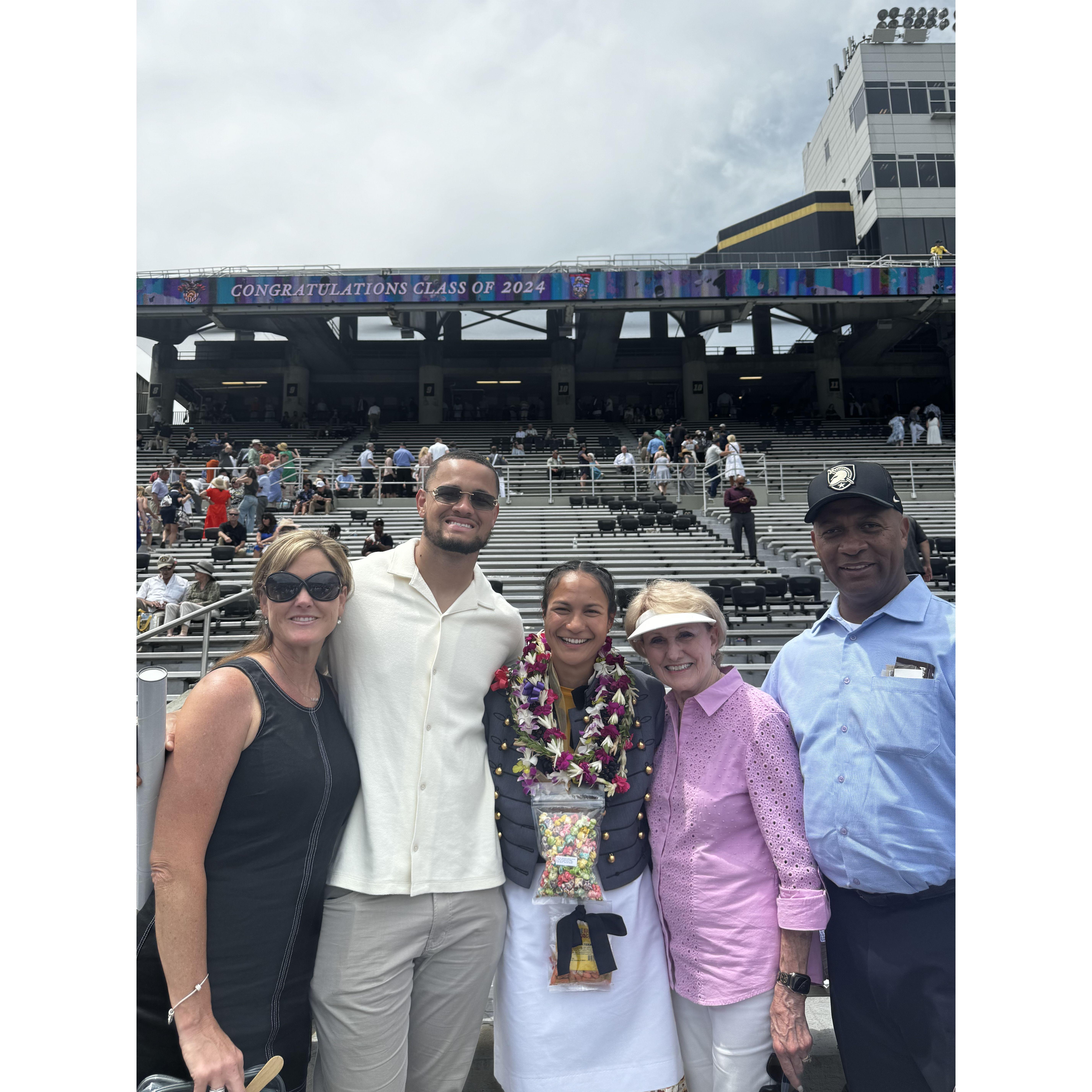 Celebrated Saydee graduating from West Point with loved ones