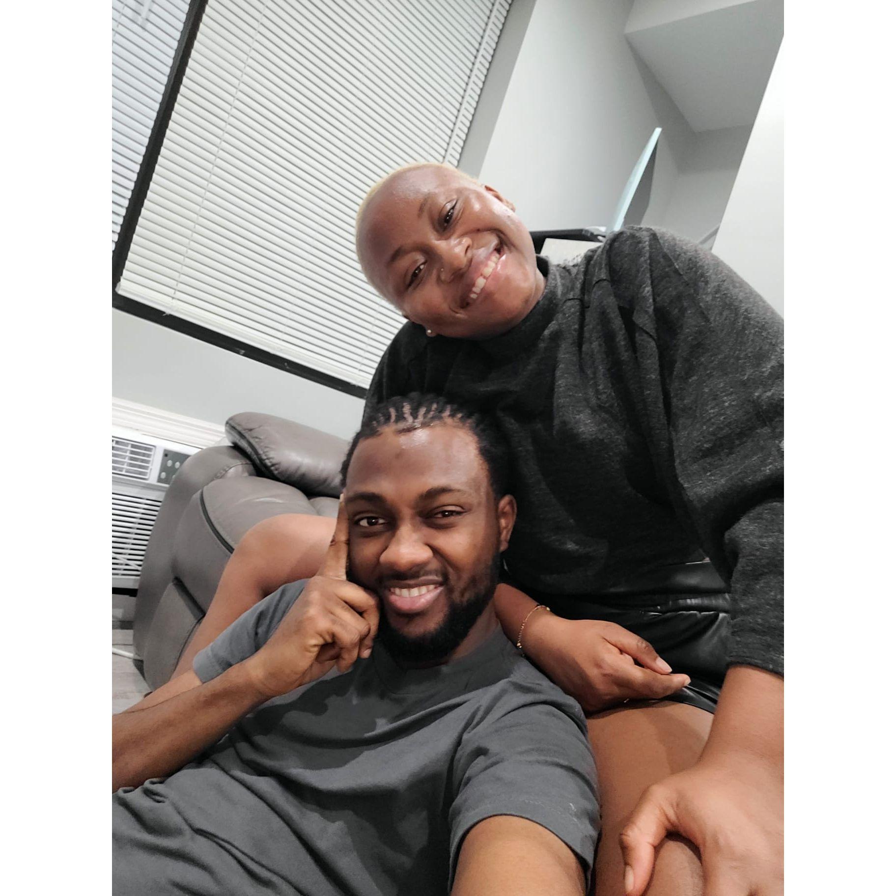 A hairstylist and her muse!