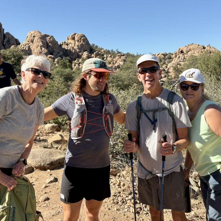 Ben and Shelby's family in Arizona for Lois and Art's 90th birthday