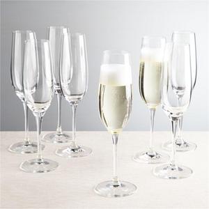 Viv Champagne Glasses, Set of 8