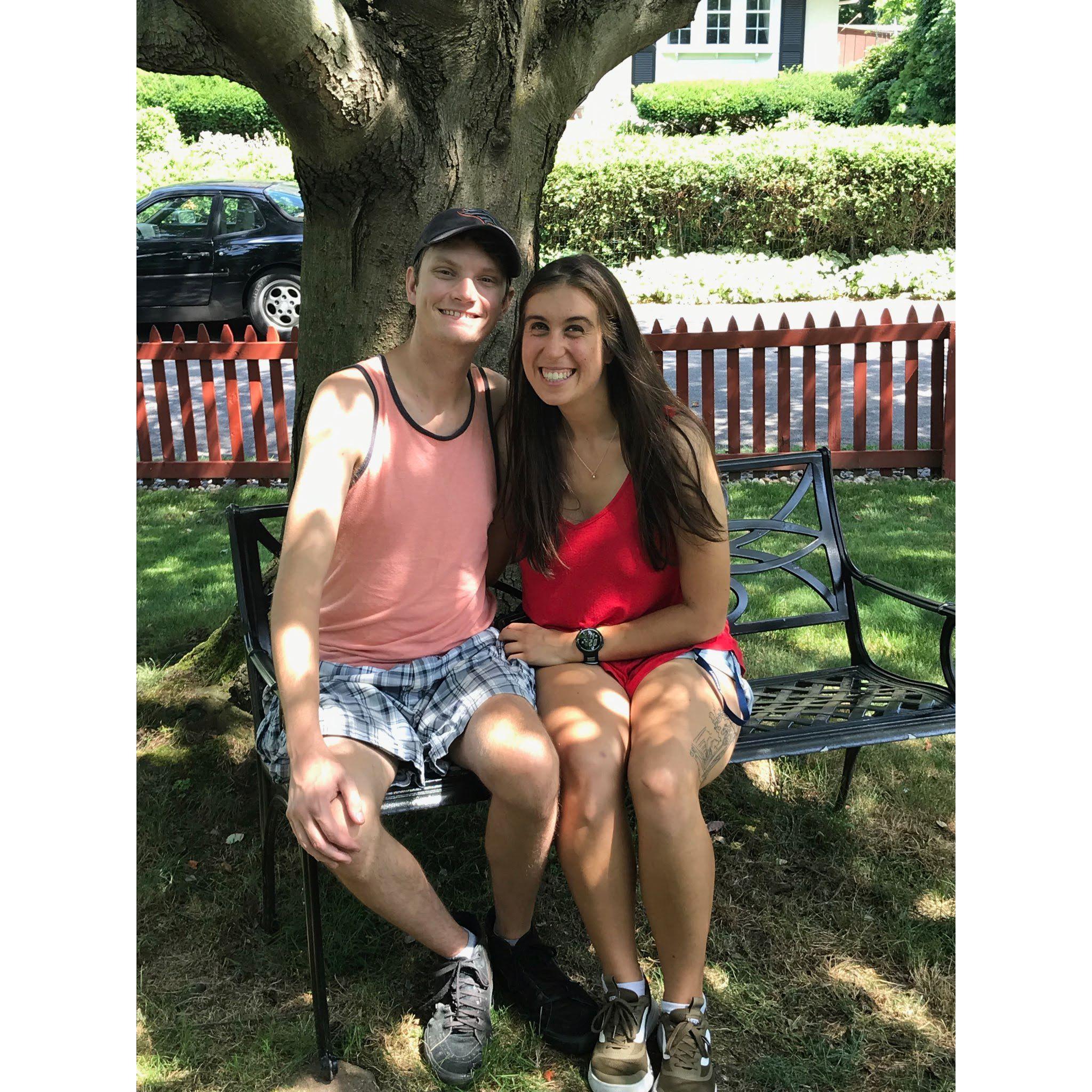 Visiting Penfield, Jono's first time!